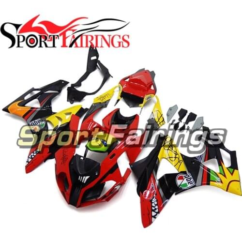 ABS Plastic Sportbike Fairing for BMW S1000RR 2009 2014 09 10 11 12 13 14 New Motorcycle Cowling Bodywork Red Yellow Shark Color
