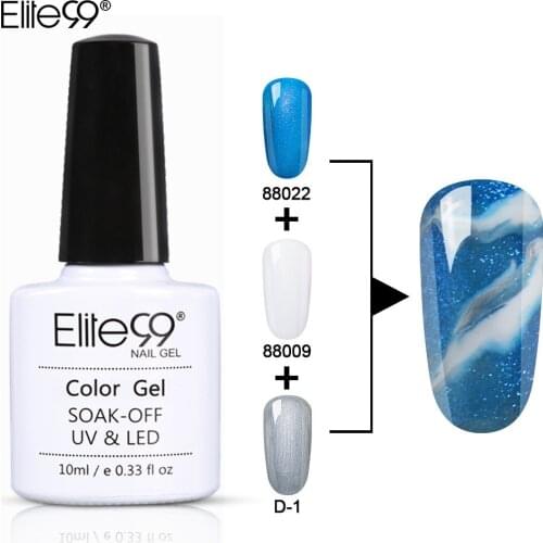 Elite99 Semi Permanent Changeable Gel Polish Marble Halo Effect Gel Nail Polish Soak Off Nail Art Manicure Gel For Nails Varnish
