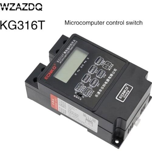 Relay microcomputer control switch 220V power timer kg316t automatic high power street lamp time controller