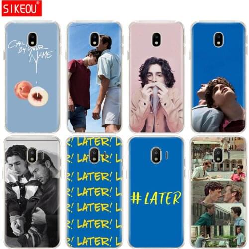 Silicone cover phone case for Samsung Galaxy J3 J5 J7 2017 J330 J530 J730 PRO j2 2018 call me by your name