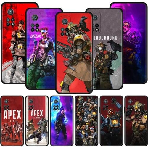 Cover For Xiaomi Mi 10T 9T 11X 11 Pro UltrA 11i 10S 10 9 Lite 9 SE Black Soft Bumper Caso Fundas Silicone Apex Legends Game
