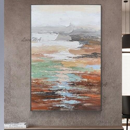 Contemporary Abstract Oil Painting The Composition Is Clever Wall Art Home Decor Picture Modern Oil Painting On Canvas Unframed