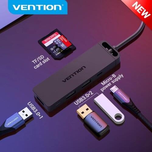 Vention USB HUB Adapter USB 3.0 Splitter Ports High Speed OTG Adaptador for Notebook Computer Laptop Accessories USB HUB