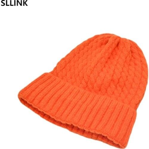 2021 knitted hat girls' autumn and winter cold proof and warm little twist flannel hat boys' tide hat wholesale