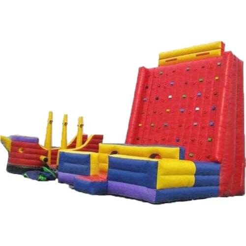 High quality customize amusement park sports games children inflatable climbing wall for amusement