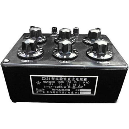 ZX21 Precision Variable Decade Resistor Resistance Box 0.1R