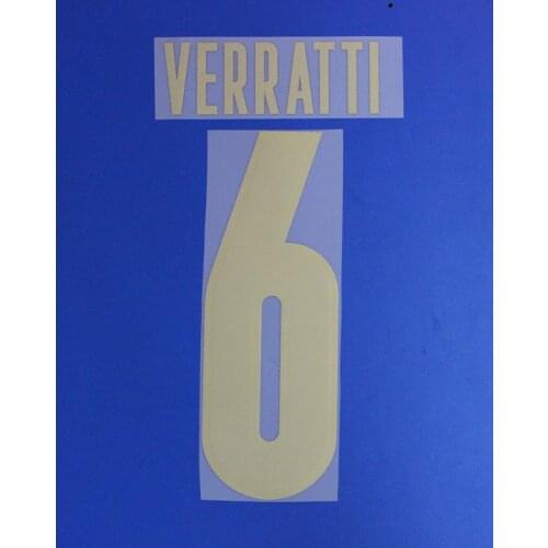 Super A 2020 2021 Euro Cup italy home away soccer VERRATTI CHIELLINI BUFFON IMMOBILE number font print, Hot stamping patches