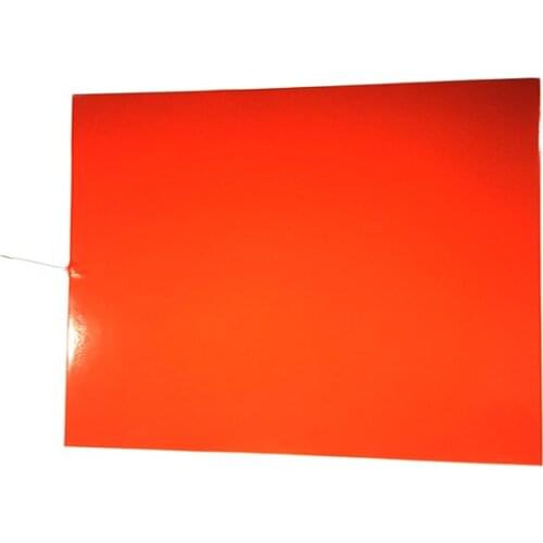 230V 40in*42in(1016*1066.8*1.5mm) 5000W Big Size Silicone Heater for Machine adhesive 1 side 1000mm lead wire out from short