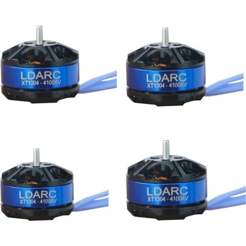 4PCS LDARC XT1304 4100KV Brushless Motors 2-4S for FPV DIY Racing Drone Quadcopter
