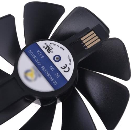 95mm CF1015H 12D FDC10U12S9-C Cooler Fan Replace for Sapphire NITRO RX580 RX480 Q81F