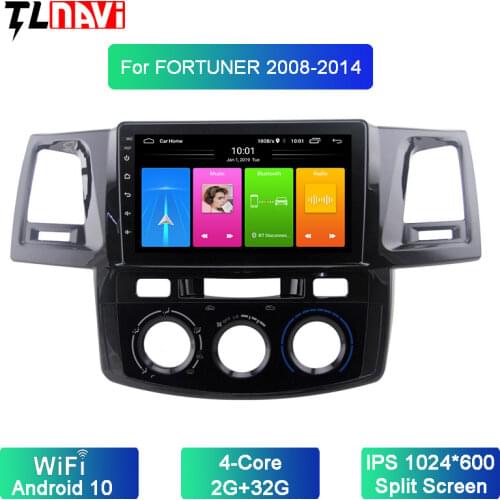 For 1Toyota Fortuner 2008-2014 Car Radio Multimedia Video Player Navigation GPS Android 10