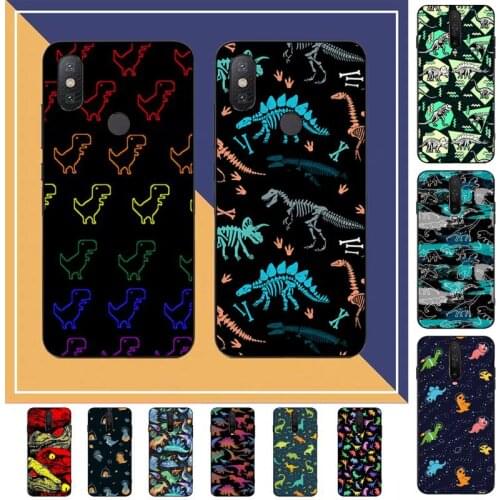 Aesthetic Cute Dinosaur Phone Case for Redmi Note 8 7 9 4 6 pro max T X 5A 3 10 lite pro