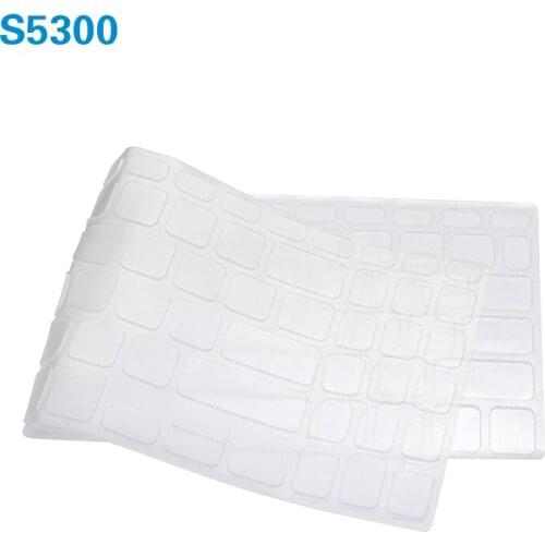 HRH 50pcs Unltra-thin Custom Transparent TPU Keyboard Cover Skin Keyboard Dust Cover Protector For keyboard for asus S5300