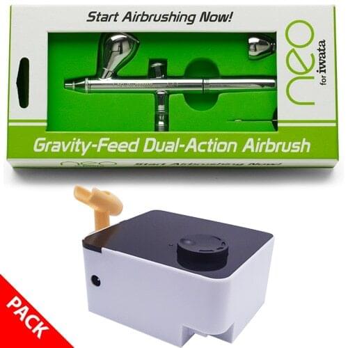 Iwata Neo CN Airbrushing Pack01