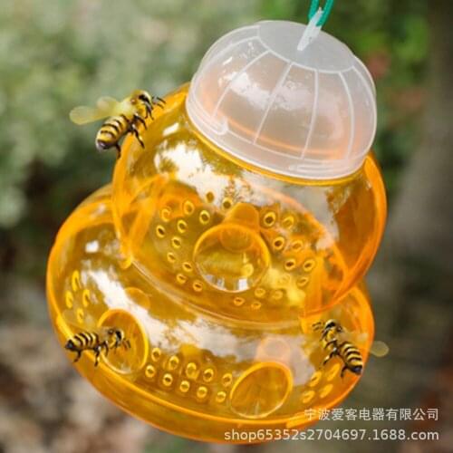 Non-Leaking Bee-Catching Machine Fruit Fly Device Gourd Insect Trap Trapper Wasp Trap Fly Killer Cockroach Killer
