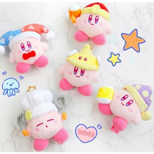 Cute Kirby Plush ToyS Pink Kirby classic Game Character Soft Stuffed Anime peripheral Doll kawaii room decor Toys for Children