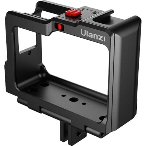 Insta360 One R Metal Vlog Cage Case Mounting Bracket Tripod Extend Cold Shoe for Insta360 One R LED Light Microphone Accessories