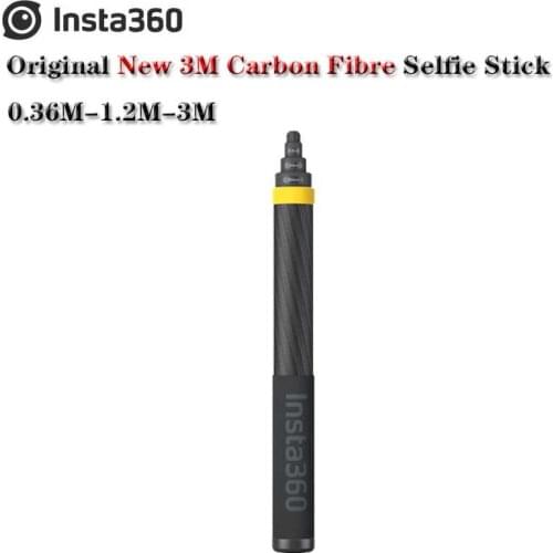 New Insta360 Carbon fiber 3m 3Meters Extended Edition Invisible Selfie Stick for Insta 360 ONE X2 /ONE R /ONE X Accessories