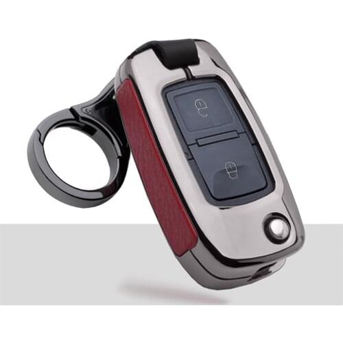 Galvanized Alloy Car Remote Key Cover Skin Case Fob For Volkswagen VW Polo B5 B6 Golf 4 5 6 Jetta MK6 Tiguan Beetle Car Styling