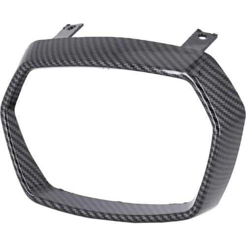 Excellent Headlight Guard Cover Wear-resistant Replacement Carbon Pattern Anti-rust Motorcycle Headlamp Guard for Piaggio 17-20