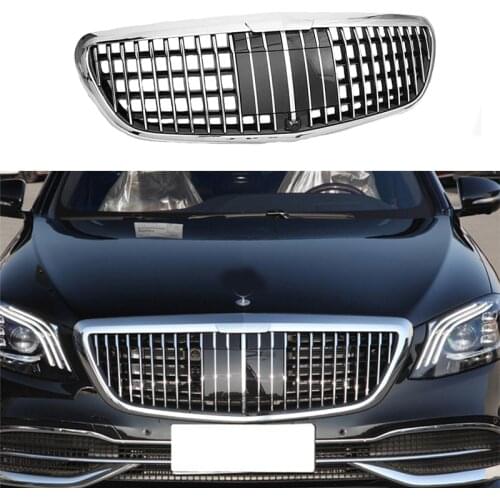 Fit for Mercedes BENZ E Class W213 AMG Style Front Grill Grille 2016-2019 Bidding modified Maybach Badge