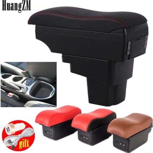 Armrest Box for Nissa Juke Infiniti ESQ Center Centre Console Storage Double layer leather ashtray USB Charging accessories box