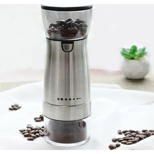 Portable Electric Herb Grinder, USB-Rechargeable Dried Spice and Coffee Grinders