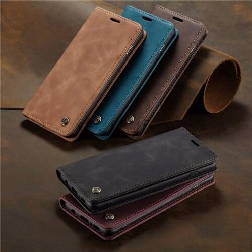 Luxury PU Leather Flip Case for Samsung Galaxy S10 Plus Case Business Wallet Phone Bag Cover for Samsung S10e S10 Cases A7 2018