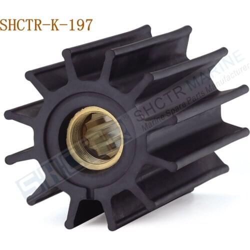SHCTR Flexible Impeller for JOHNSON 09-820B,CEF 500186,DJ Pump 08-30-1201