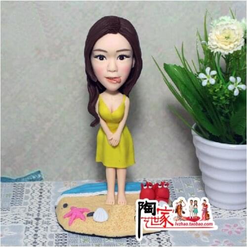 2019 Top Fashion Real Pappets Valentines Day To Send His Girlfriend A Sculpture Wedding Gift Classic Toys Figurine Gift