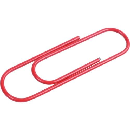 Super Large Paper Clips Vinyl Coated, 30 Pack 4 Inch Assorted Color Jumbo Paper Clip Holder, Multicolored Giant Big Sheet Holder