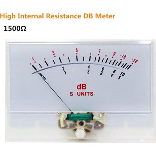 V-011 High Internal Resistance Level Meter Advanced Amplifier VU Meter High-grade Amps Hifi Meter Fever Power Amplifier Meter