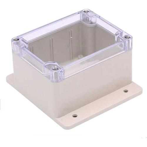 Waterproof Electrical Junction Box, Wall Mount Outdoor Sealed Clear Cover Plastic Enclosure Case, Electrical Distribution Boxes