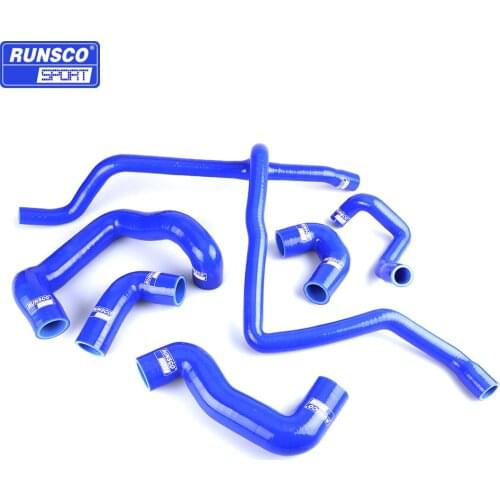 Water Silicone Intercooler Turbo Radiator Hose Kit For BMW E30 M20 325 325i 6cy 1988-1993 6Pcs/set Blue Red Black