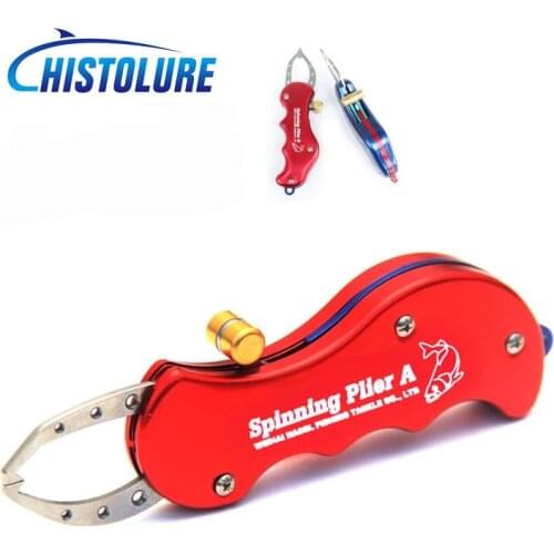 Fish Lip Grip Fishing Gripper Grasper Unhook Spinning Plier Pincer Clip Catcher Holder Controller Terminal Tackle Fishing Tools