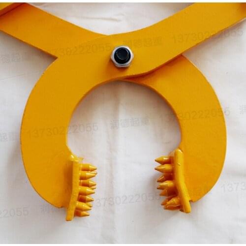 Pallet clamps Drill pipe wooden pallet clamps 1t/2t/3t/5t tons Container Tractor Wooden box clamp Lifting fixture