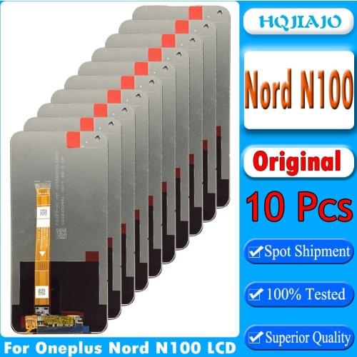 10pcs 6.52' Original For Oneplus Nord N100 BE2013 BE2015 LCD DIsplay Touch Screen Digitizer Parts For Oneplus Nord 100 LCD