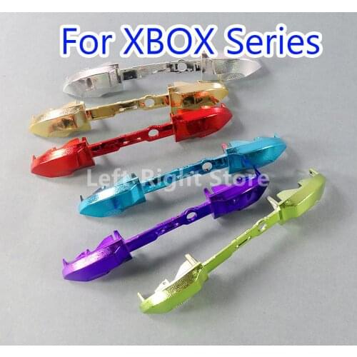 100pcs Chrome LB RB Trigger Bumper Button for Xbox Series S & X Controller Left Right Trigger Bumpers & Guide Surround