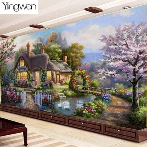 5D DIY Diamond Painting Garden House Dream Home Full Square Round Embroidery Mosaic Cross Stitch Kits Home Decoration Art Gift