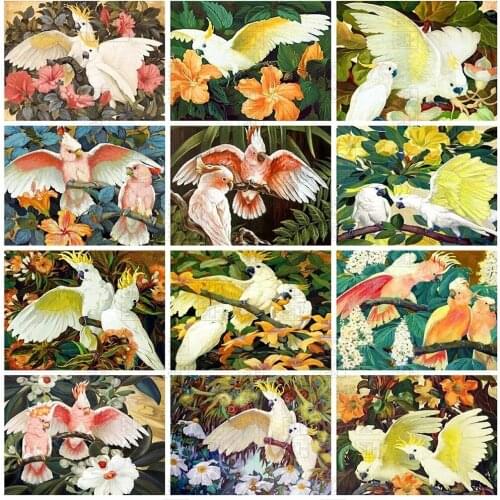 Diy Diamond Painting Full Square/round Parrot Animal Mosaic 5D Animal Cross Stitch Kits Embroidery Home Art Decor Diamond Gift