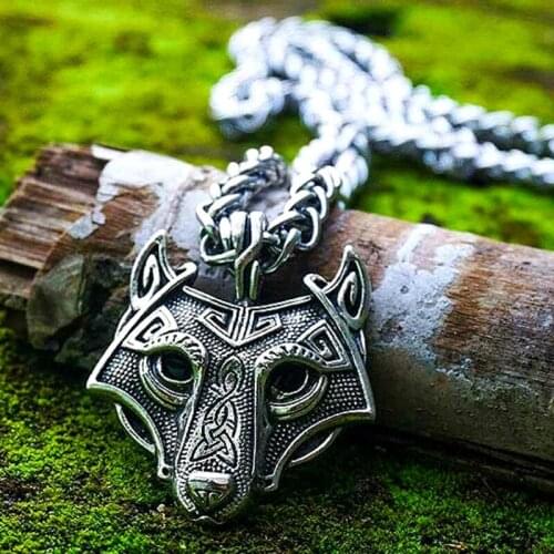 Viking Amulet Wolf Head Fox Mask Original Animal Viking Pendant Jewelry
