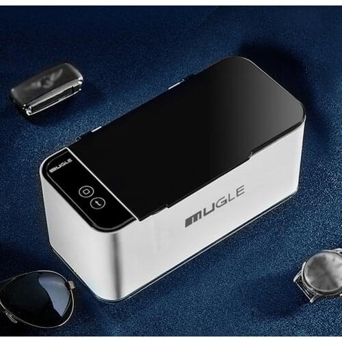 Portable Ultrasonics Cleaning Machine Stainless Steel Glasses Braces Dentures Jewelrys Cleaning Machine Adjustable Temperature