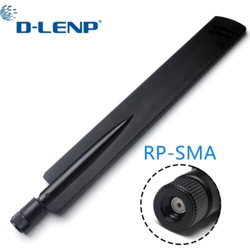 Dlenp 2.4Ghz Antennas 12 dbi Aerial Wireless WIFI Router Antenna Universal Antenna WLAN Router in RP-SMA Male Connector