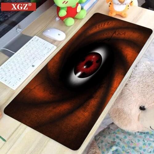Xgz Creative Eyes 90X40cm Large Gaming Mouse Pad XL Computer Keyboard Table Mat Gamer Mouse Pad Muse Carpet (for PC Desktop Pad)