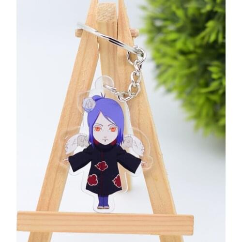 Cute Classic Anime Characters Keychain Double-side Acrylic Key Ring WL0183