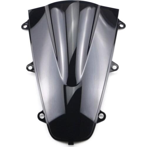 Motorcycle Black Double Bubble Windscreen Windshield Screen ABS Shield Fit For Honda CBR1000RR 2017 2018 2019