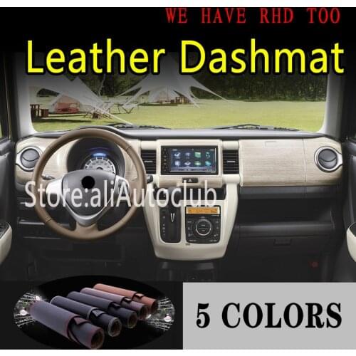 For Suzuki HUSTLER G1 2014-2019 for MAZDA FLAIR CROSSOVer Leather Dashmat Dashboard Cover Dash Mat Sunshade Carpet Car Styling