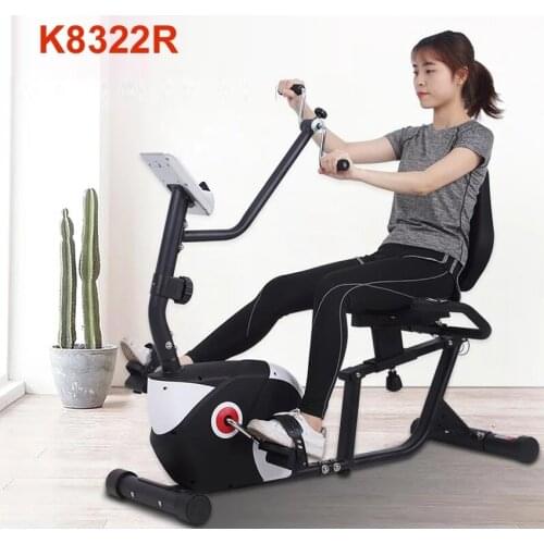 Indoor Exercise Bike Trainer Home Training 8/14 Gear Magnetic Control Resistance Bicycle Cycling Exercise Trainer K8322R/BC51053