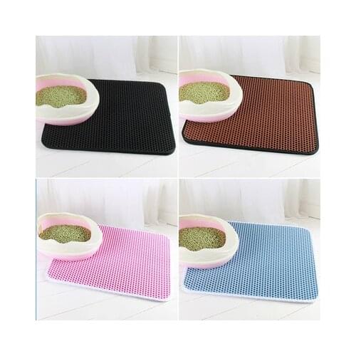 Double-Layer Cat Litter Mat Sand and Waterproof Cat Mat General Pet Mat For Cats and Dogs Cat Supplies Cat Rug