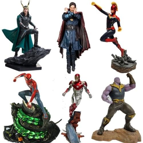 Thanos Doctor Statue PVC Action Figures Dioarama Anime Figurine Model Collector Brinquedos Juguetes Figural Toys Decoration Doll